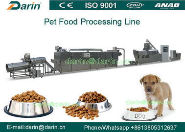 150 किलोग्राम / एच - 500 किग्रा / एच गेहूं, चावल, मक्का के लिए सूखी पालतू कुत्ते खाना बनाने की मशीन