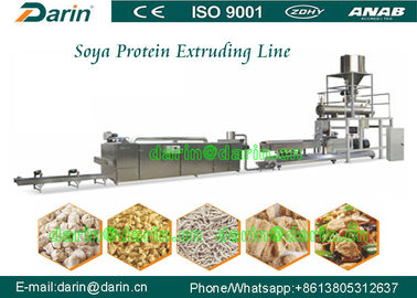 निरंतर और स्वचालित एक्स्ट्राइड पृथक सोया प्रोटीन खाद्य Extruding मशीन