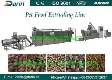मकई, सोया, हड्डी भोजन के लिए कुत्ते पशु पालतू खाद्य Extruder उत्पादन मशीन