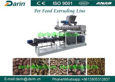 CE और ISO9001 के साथ उच्च क्षमता वंशावली पालतू खाद्य Extruder मशीन