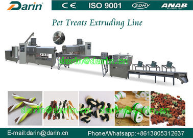 डरिन अर्द्ध नमी कुत्ता खाद्य Extruder प्रसंस्करण लाइन / बिल्ली खाद्य मशीन