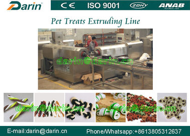 खाद्य ग्रेड कुत्ता खाद्य Extruder चिकित्सकीय देखभाल स्नैक्स Extruding लाइन