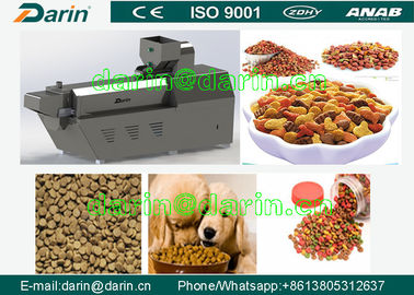 150-200 किलोग्राम / घंटा कुत्ते की खाद्य उत्पादन लाइन / सूखी पालतू भोजन प्रसंस्करण के उपकरण