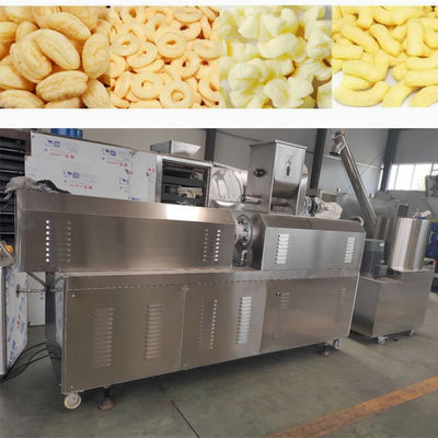 सीई प्रमाणन मकई बॉल पफ स्नैक मेकर मशीन जुड़वां पेंच extruder