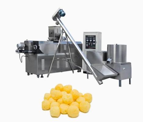 बड़ी क्षमता मकई पफ Extruder मशीन, डबल स्क्रू extruder मशीन
