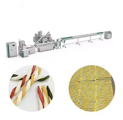 150 किग्रा / हर्ट्ज 50 हर्ट्ज़ कंटीन्यू ट्विस्ट पेट ट्रीट एक्सट्रूडिंग लाइन