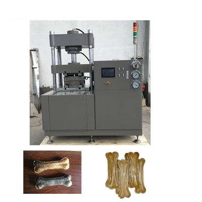 डॉग के लिए हाई स्ट्रेंथ हाइड्रोलिक पेट फूड प्रोडक्शन लाइन रॉहाइड / बोन प्रेसिंग