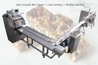 खाद्य ग्रेड 150 मिमी 80 पीसी / मिन ग्रेनोला बार बनाने की मशीन