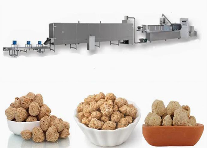 स्वचालित सोयाबीन प्रसंस्करण के उपकरण / सोया नग्ग्स extruder मशीन