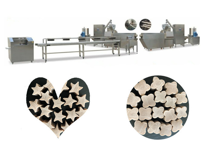 डबल रंग च्यूइंग गम पीईटी ट्रीट मशीन, पालतू पशु खाद्य उपकरण का इलाज करता है