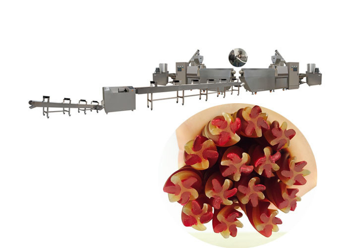 चिकन बेकन नेचुरल फोर स्टार ट्विस्टेड स्टिक्स डॉग डेंटल ट्रीट मेकिंग मशीन