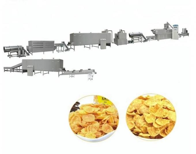 Breakfast Cereal Bar / Corn Flakes Production Line/corn Flakes Processing Line​