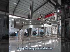500-600kg/H पेलेट मछली फ़ीड एक्सट्रूडर मशीन SUS201 SUS304 AutoCAD लेआउट