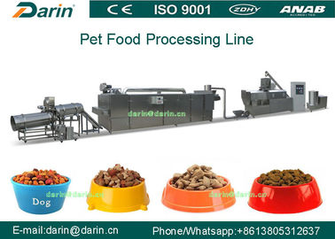 सूखी कुत्ते / बिल्ली / पक्षी पालतू खाद्य Extruder लाइन / मशीन बनाना 380V 80kw