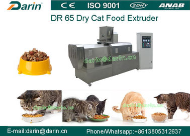 पूर्ण स्वचालित बिल्ली खाद्य डबल स्क्रू प्रसंस्करण लाइन कुत्ते खाना मशीन