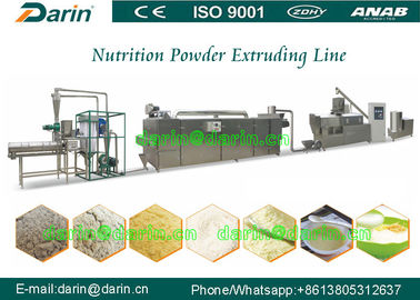 150 किलोग्राम / घंटा पोषण चावल पाउडर खाद्य एक्सट्रूडर मशीन प्रसंस्करण लाइन