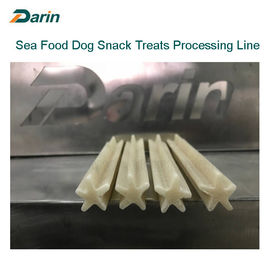 कुत्ते च्यूइंग गम के इलाज के लिए स्वचालित सिंगल स्क्रू एक्सट्रूडर टच स्क्रीन