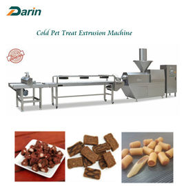100 प्राकृतिक झटके पालतू खाद्य उत्पादन लाइन चिकन स्तन पालतू पशु खाद्य मशीन SUS 304 व्यवहार करता है