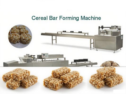 स्टेनलेस स्टील 304 में कई आकारों के साथ अनाज बार बनाने की मशीन