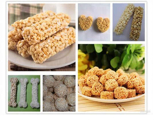 स्टेनलेस स्टील 304 में कई आकारों के साथ अनाज बार बनाने की मशीन