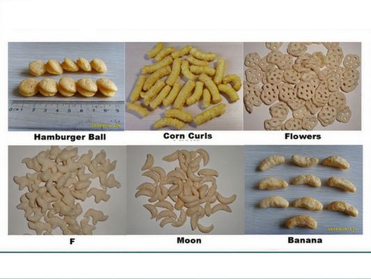 जौ गेहूं चावल पफ extruder मशीन खाद्य प्रसंस्करण लाइन