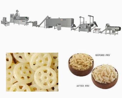 स्वत: फूफा हुआ खाद्य बनाने की मशीन / अनाज बुलेटिंग मशीन / फूफ स्नैक Extruder मशीन