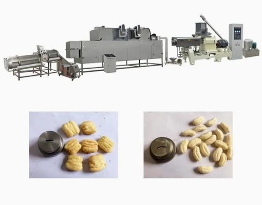 पूरी तरह से स्वचालित मकई पफ कॉर्न Extruder मशीन / आलू के चिप्स मेकर मशीन