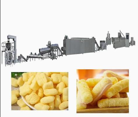 कम खपत नाश्ता खाद्य पफ Extruder मशीन / पफ मेकर मशीन