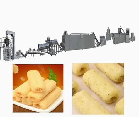 कम खपत नाश्ता खाद्य पफ Extruder मशीन / पफ मेकर मशीन