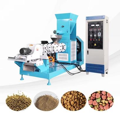 मछली फ़ीड, पालतू पशु खाद्य Extruder मशीन सीई प्रमाणपत्र स्वचालित पशु खाद्य बाहर निकालना उपकरण