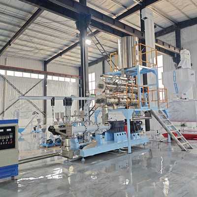 गेहूं, चावल, मकई, defatted सोया आटा पालतू खाद्य Extruder मछली फ़ीड extruder मशीन