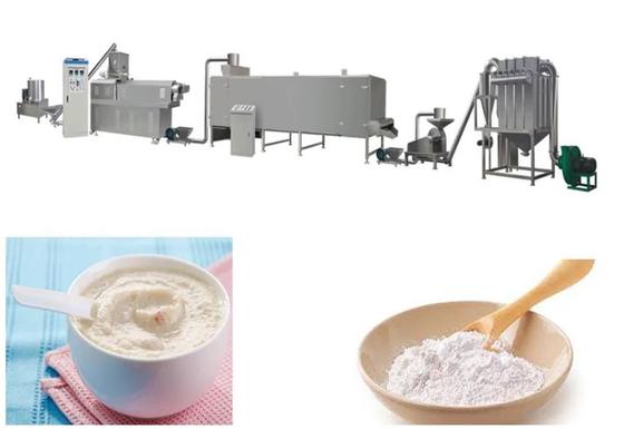 पूरी तरह से स्वचालित पोषण पाउडर खाद्य Extruder मशीन, चावल extruder मशीन