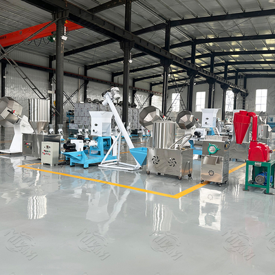 बहुक्रिया स्टेनलेस स्टील पूर्ण स्वचालित पालतू खाद्य Extruder / फ़ीड गोली Extruder