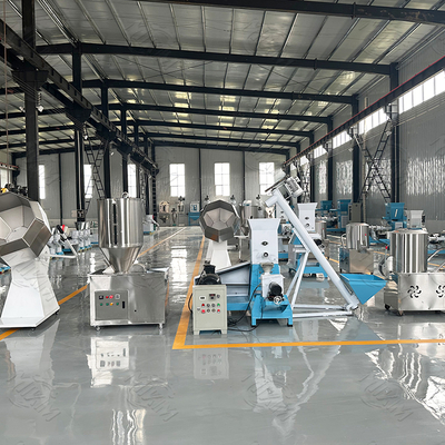 बहुक्रिया स्टेनलेस स्टील पूर्ण स्वचालित पालतू खाद्य Extruder / फ़ीड गोली Extruder