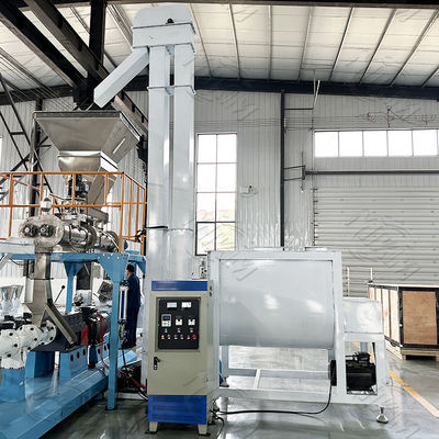 स्वचालित खाद्य Extruder मशीन उच्च तकनीक 150kg / घंटा सूखी पालतू भोजन के लिए