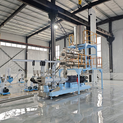 सीई और आईएसओ9001 के साथ उच्च क्षमता पादरी पालतू खाद्य एक्सट्रूडर मशीन