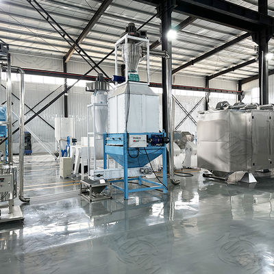 मांस, बीन्स, सब्जी पालतू चबाने वाला खाना एक्सट्रूज़न मशीन ट्विन - स्क्रू के साथ