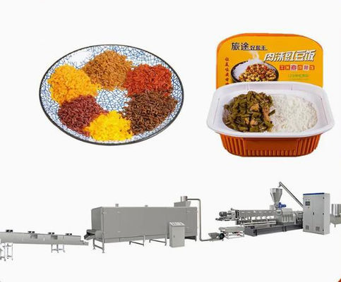 नाश्ते खाद्य Extruder मशीन / कृत्रिम राइस Extruding रेखा CE के साथ