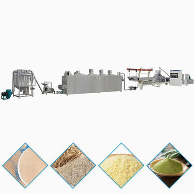 पोषण पाउडर के लिए पूर्व जिलेटिनीज शिशु खाद्य Extruder मशीन Extruding