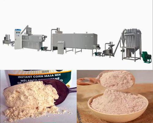 Extruded चावल बेबी पाउडर पोषण आटा खाद्य प्रसंस्करण लाइन