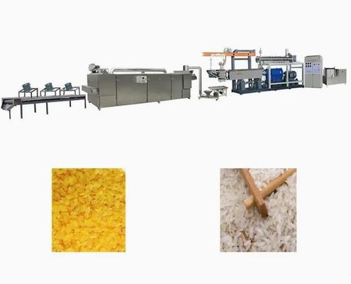 खाद्य Extruder मशीन / पूर्ण ऑटो कृत्रिम पोषण चावल उत्पादन लाइन