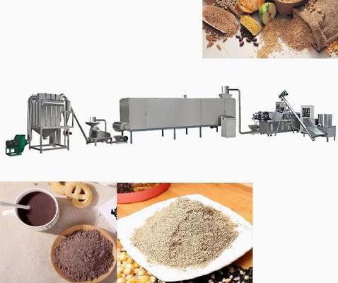 स्टेनलेस स्टील फूड एक्सट्रूज़न मशीन / दो पेंच एक्सट्रूडर के साथ उपकरण