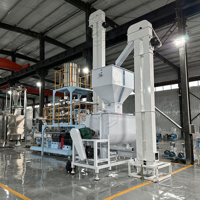 कुत्ते, पक्षियों के लिए स्टेनलेस स्टील जुड़वां पेंच सूखी पालतू भोजन एक्स्ट्रिडर उपकरण