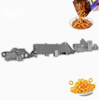 अंग्रेजी संस्करण SUS304 स्नैक Extruder मशीन Continuou स्वचालित