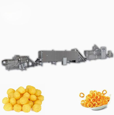 कस्टम 3डी पेलेट स्नैक फूड बनाने की मशीन 200-260kg/H ट्रायंगल राउंड ट्यूब प्याज रिंग