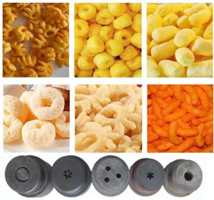 उच्च दक्षता स्वचालित 3 डी गोली स्नैक Extruder मशीन प्रक्रिया लाइन