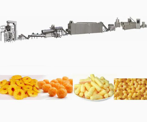 स्वचालन नाश्ते extruder मशीन, 3 डी स्नैक हिमपात Fryums मशीन बनाने