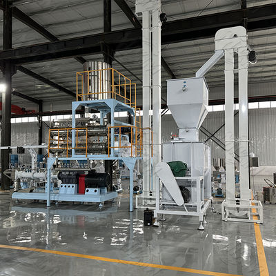 खाद्य पदार्थों फ़ीडस्टाफ़ दो स्क्रू extruder मशीन / कुत्ते खाद्य मशीनरी