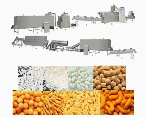 2 डी 3 डी गोली स्नैक Extruder मशीन, मकई चिप्स बनाने की मशीन