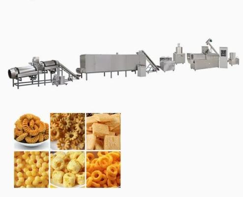 CE मानक के साथ निरंतर और स्वचालित स्नैक गोली उत्पादन लाइन 3 डी